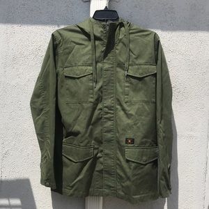 Lightweight military jacket with hood